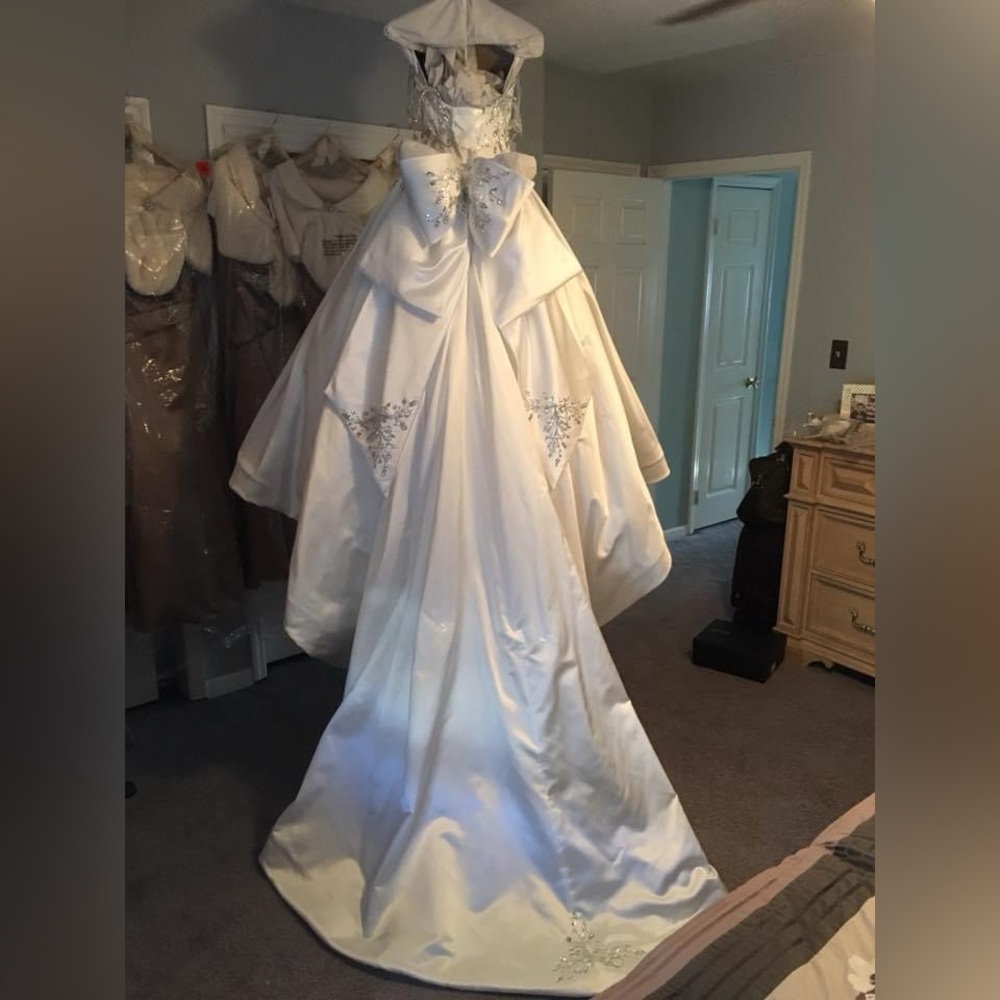Custom Pnina Tornai Wedding Ballgown! - Picture 3 of 6